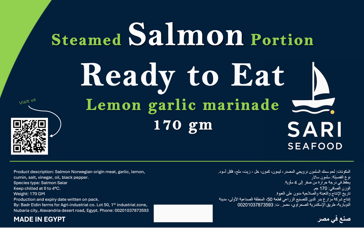 Ready to Eat Salmon Portion (Lemon Garlic)