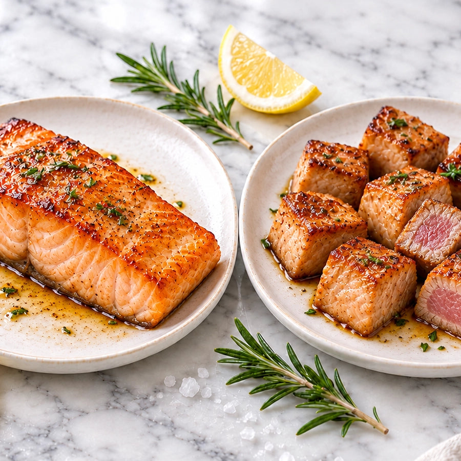 Salmon + Bluefin Cubes