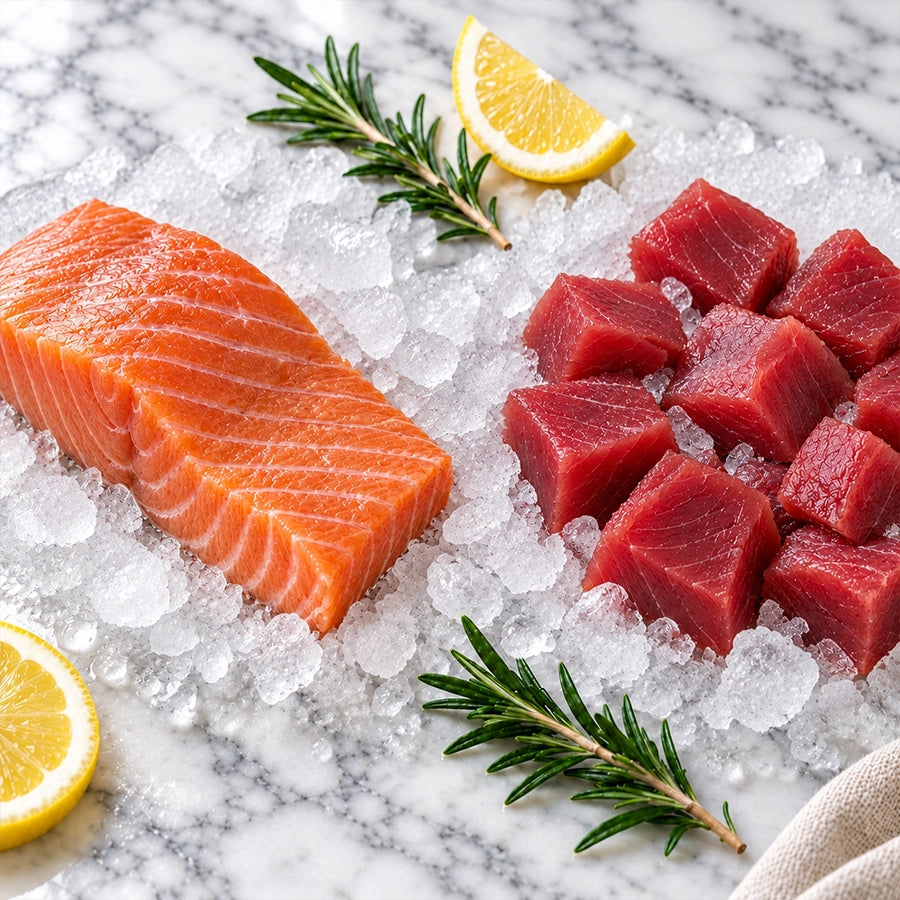 Salmon + Bluefin Cubes