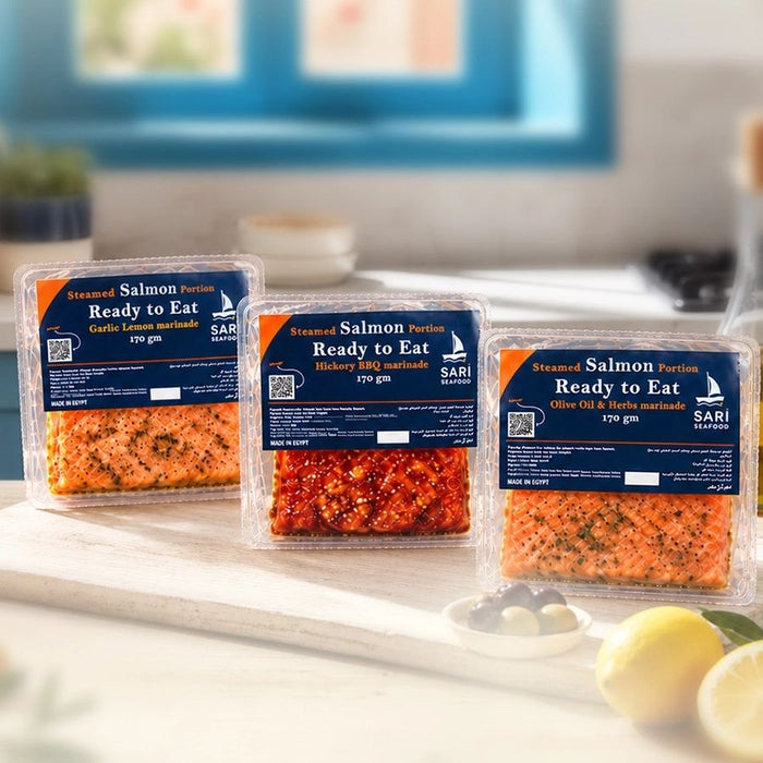 Ready-to-Eat Salmon Bundle – 3 Flavors (510g)